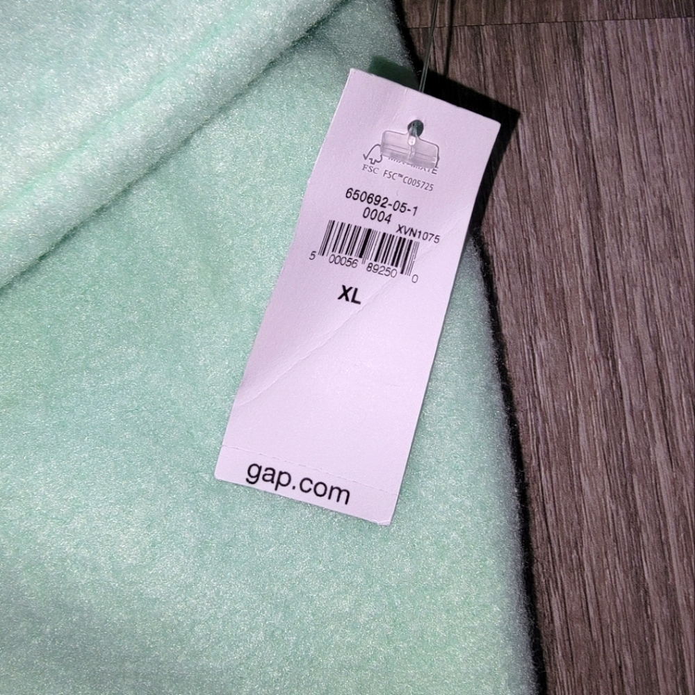 BRAND NEW GAP Turtleneck Sweater In Mint Green Women's Size XL - Picture 4 of 4